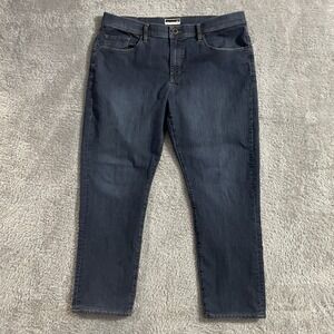 Travis Mathew Jeans Mens Size 38 Legacy Featherweight Straight Blue Denim‎ Dark